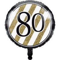 Magische 80ste Verjaardag folieballon 46cm