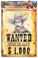 Wanted Cowboy Poster