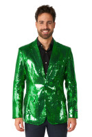 Widok: Zielona kurtka męska Suitmeister z cekinami