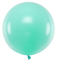 Balon lateksowy XL mięta 60 cm