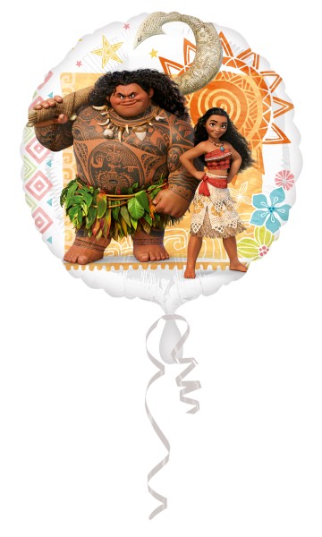 Folienballon Tapfere Vaiana &amp; Maui