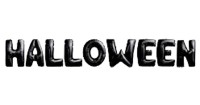 Vorschau: Folienballon Halloween Schriftzug 40cm