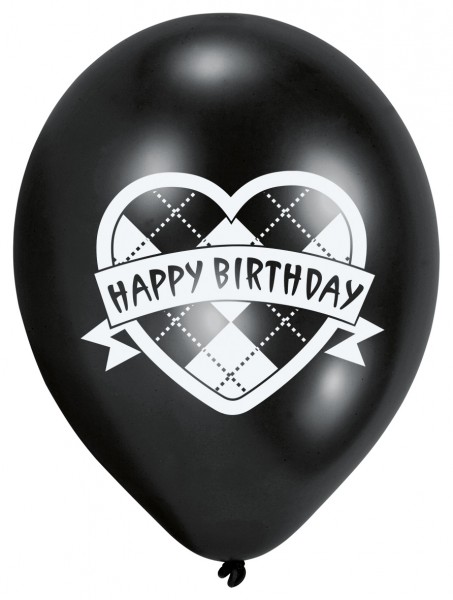 6er Luftballon Set Happy Birthday 4