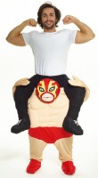 Oversigt: Mysterion wrestler piggyback kostume
