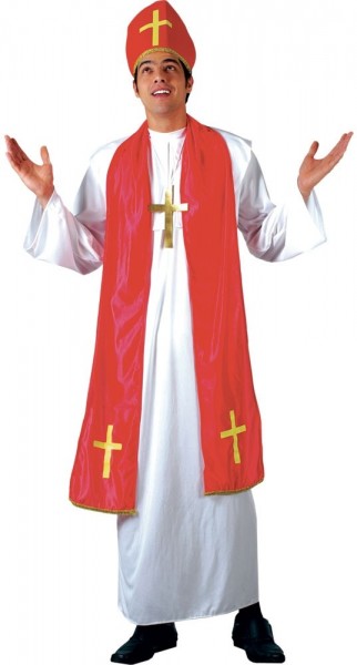 Disfraz de obispo cardenal Ratzefix Deluxe