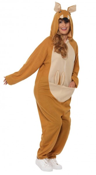 Fluffy kænguru-kostume unisex 2