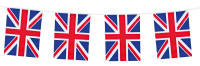 Guirlande de drapeaux britanniques 10m