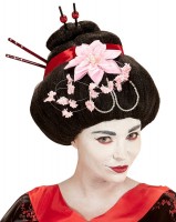 Aperçu: Perruque Yuan Geisha décorée