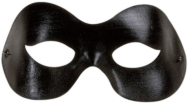 Elegancka czarna maska na oczy 3