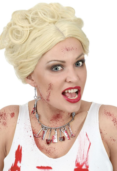 1 Bloody Scissors Halloween-oorbellen 6
