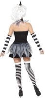 Preview: Circus clown Pirrot ladies costume horror Halloween