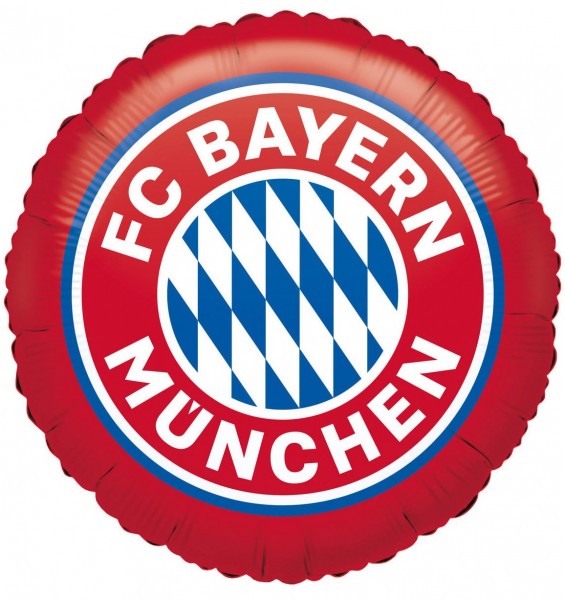 Ballon aluminium FC Bayern Munich environ 43cm