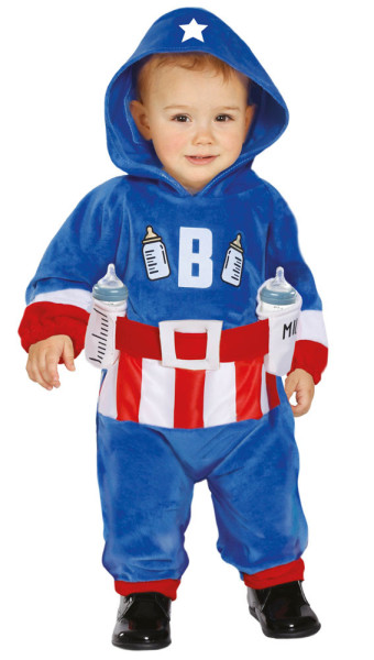 Supermelk kapitein kostuum voor baby's