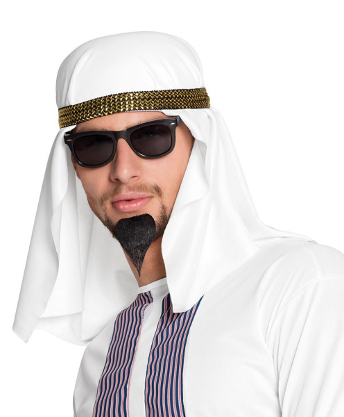 White sheikh headscarf
