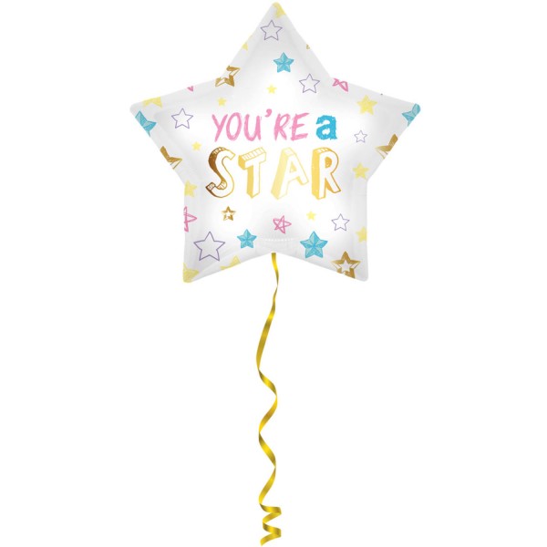 You are a star foil balloon 48cm