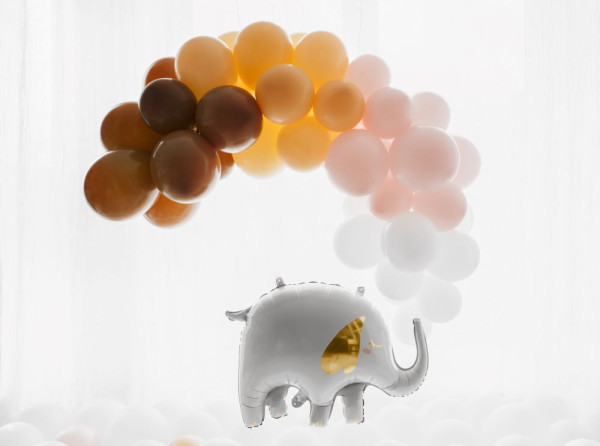 Weißer Elefant Folienballon 66cm 3