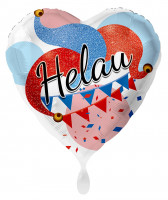 Helau Satin Folienballon 45cm