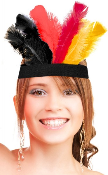 Germany feather headband