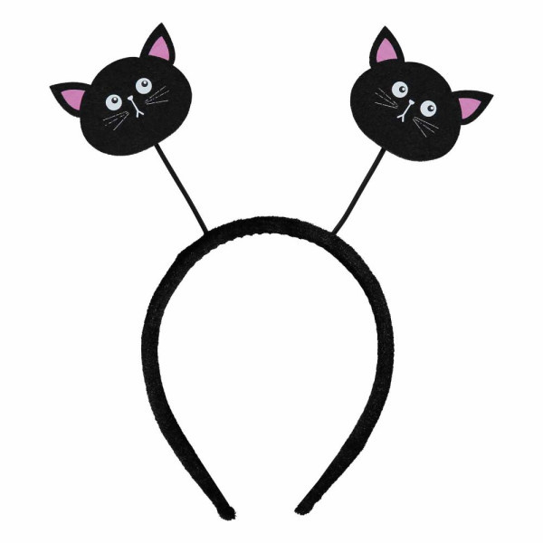 Happy Black Cat Haarreif