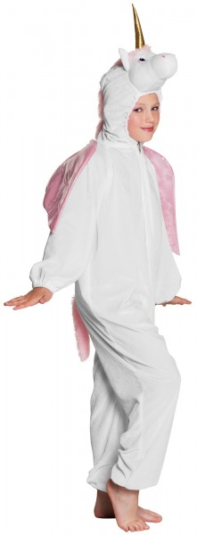 Magical plush unicorn costume for children
