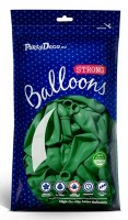 Preview: 10 party star balloons green 23cm