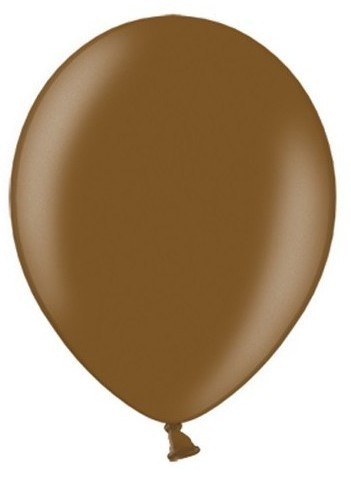 20 globos metalizados Partystar marrón 23cm