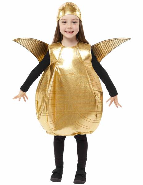 Goldenes Schnatz Kostüm für Kinder
