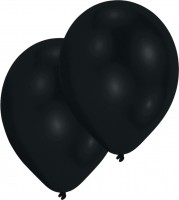 Zestaw 50 balonów czarnych 27,5 cm