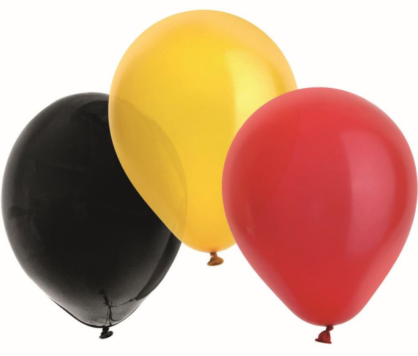 50 Fußball Nationalelf Latexballons 23cm
