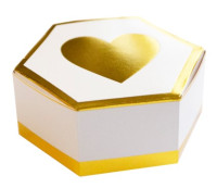 Vorschau: 8 Geschenkboxen Goldenes Herz