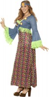 Oversigt: Hippie maxi kjole stina med pandebånd