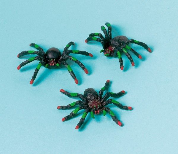 12 tarantula decoration figures