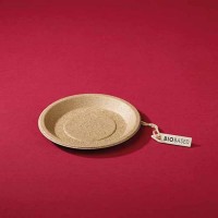Preview: 50 party plates made of agricultural waste 17.5cm