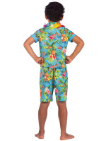 Vista previa: Disfraz de Hawaii de 3 piezas para niño