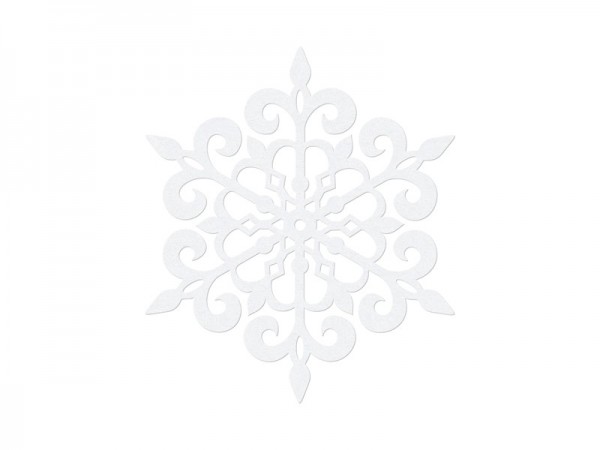 10 fiocchi di neve in carta bianca Lena 11cm