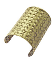 Preview: Bracelet with round studs gold