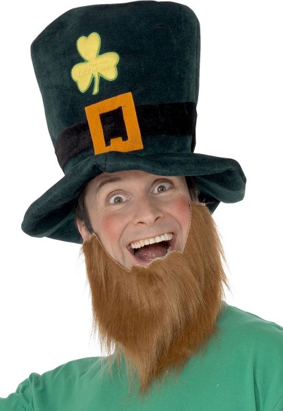 Leprechaun hat med skæg