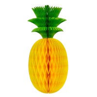 Ozdoba wisząca kula ananas o strukturze plastra miodu 15cm