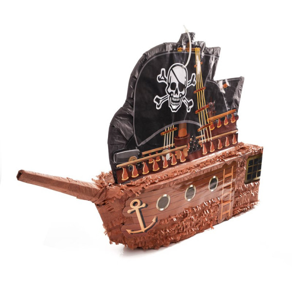 Scary pirate ship pinata