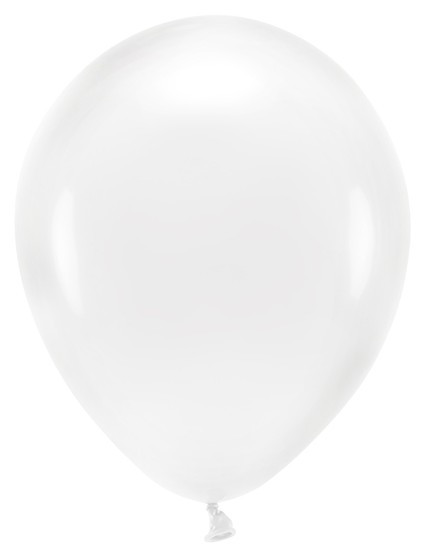 100 Eco Kristall Ballons transparent 30cm