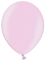 Vista previa: 10 globos metalizados estrella de fiesta rosa claro 23cm