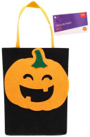 Funny pumpkin candy bag