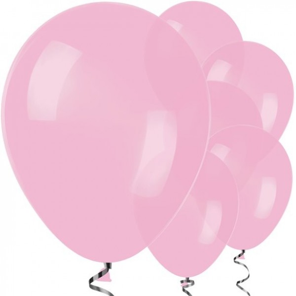 10 ballons rose clair Jive 30cm