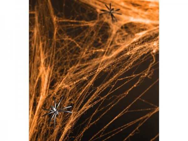 Gespenstisches Spinnennetz in Orange 60g