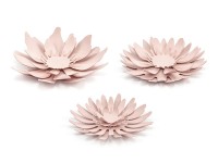 3 roze DIY Deco-bloemen Bloomingville