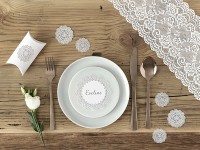 Preview: Place cards rossette with ornament