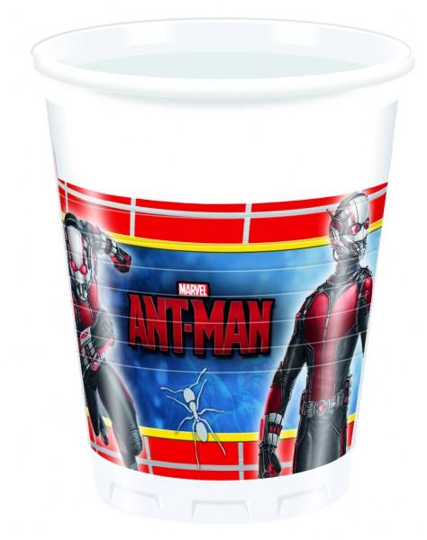 8 Ant-Man superhero cups 200ml