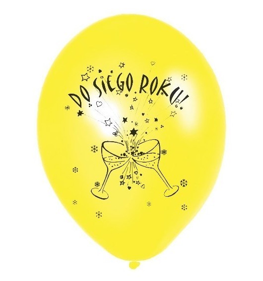 6 kleurrijke ballonnen Do Siego Roku 3