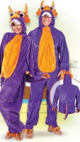 Oversigt: Purple Monster Melly plys kostume