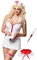 Vorschau: Krankenschwester Strumpfband Mit Spritze
